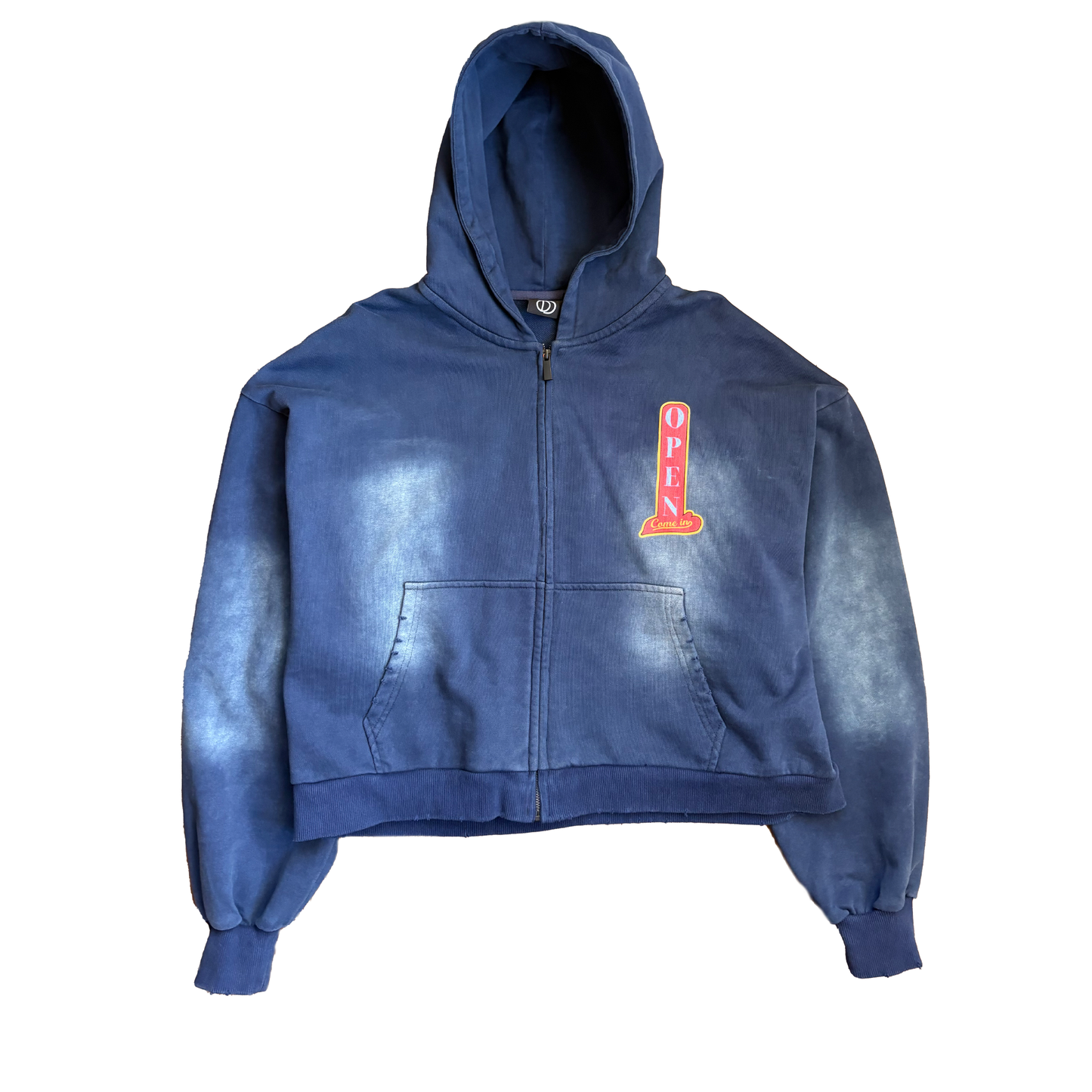 Navy Open Invitation Zip-Up